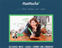 Tablet Screenshot of maemucho.com